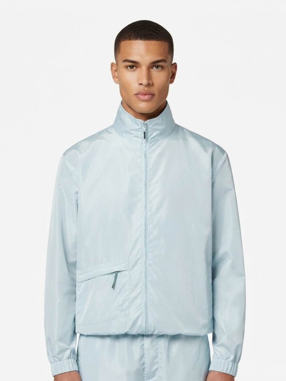 NWT RAINS Denmark Track Jacket Sky  Unisex S Windbreaker Waterproof